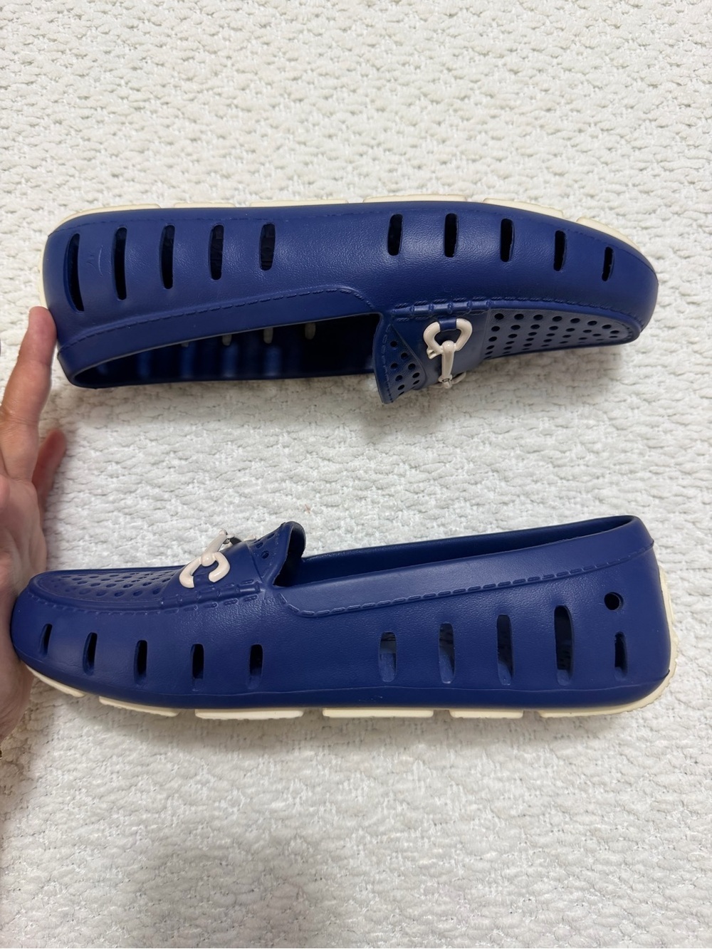 Floafers Tycoon Bit Driver Blue Loafers Water Shoes Easy Clean Women’s Size 9 - Picture 7 of 8